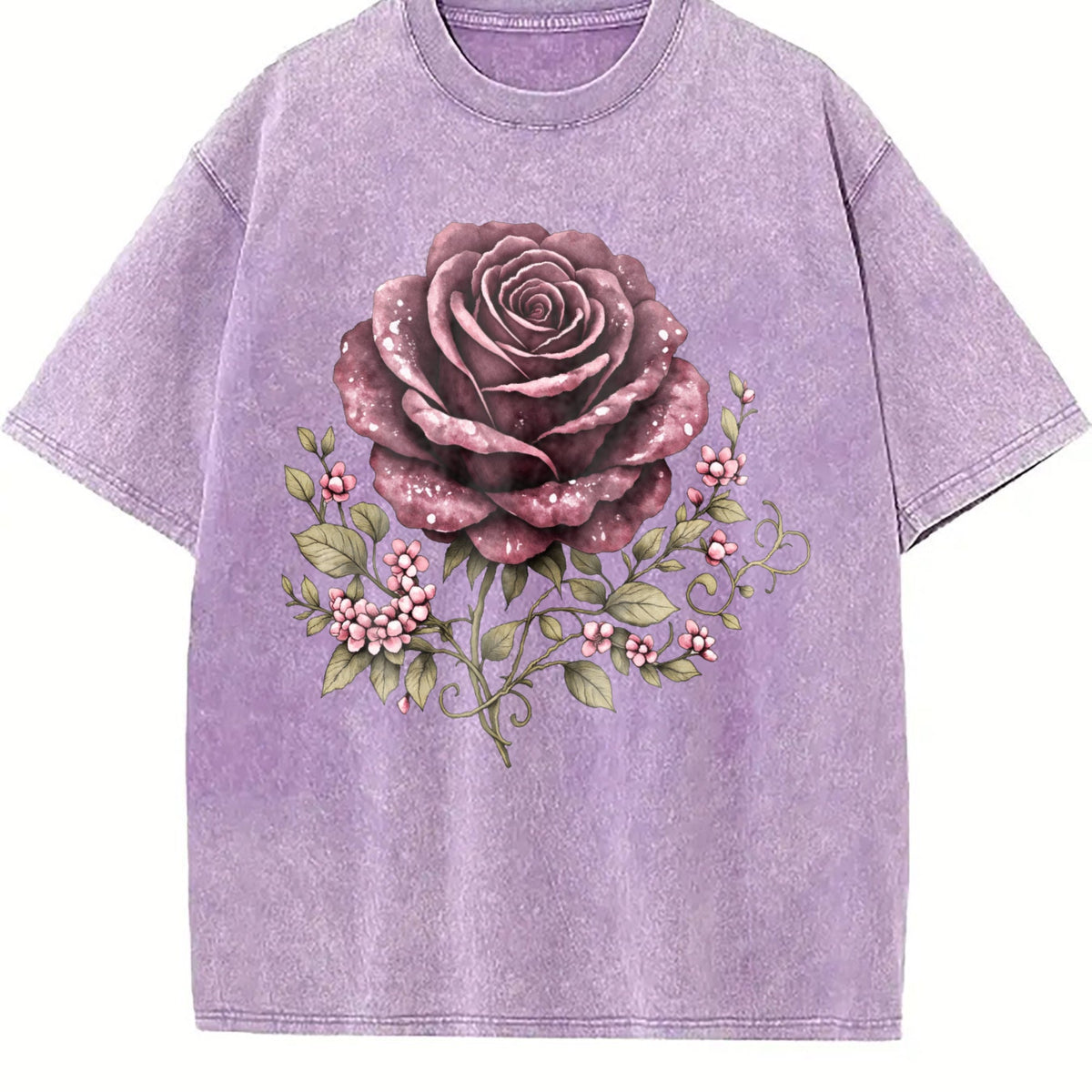 Skull Rose Vintage Washed T-Shirt product image 6