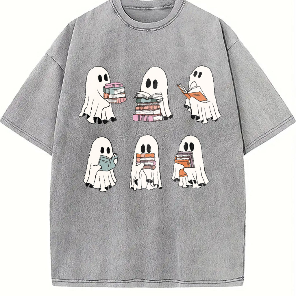 Ghost Reading Vintage Washed T-Shirt product image 4