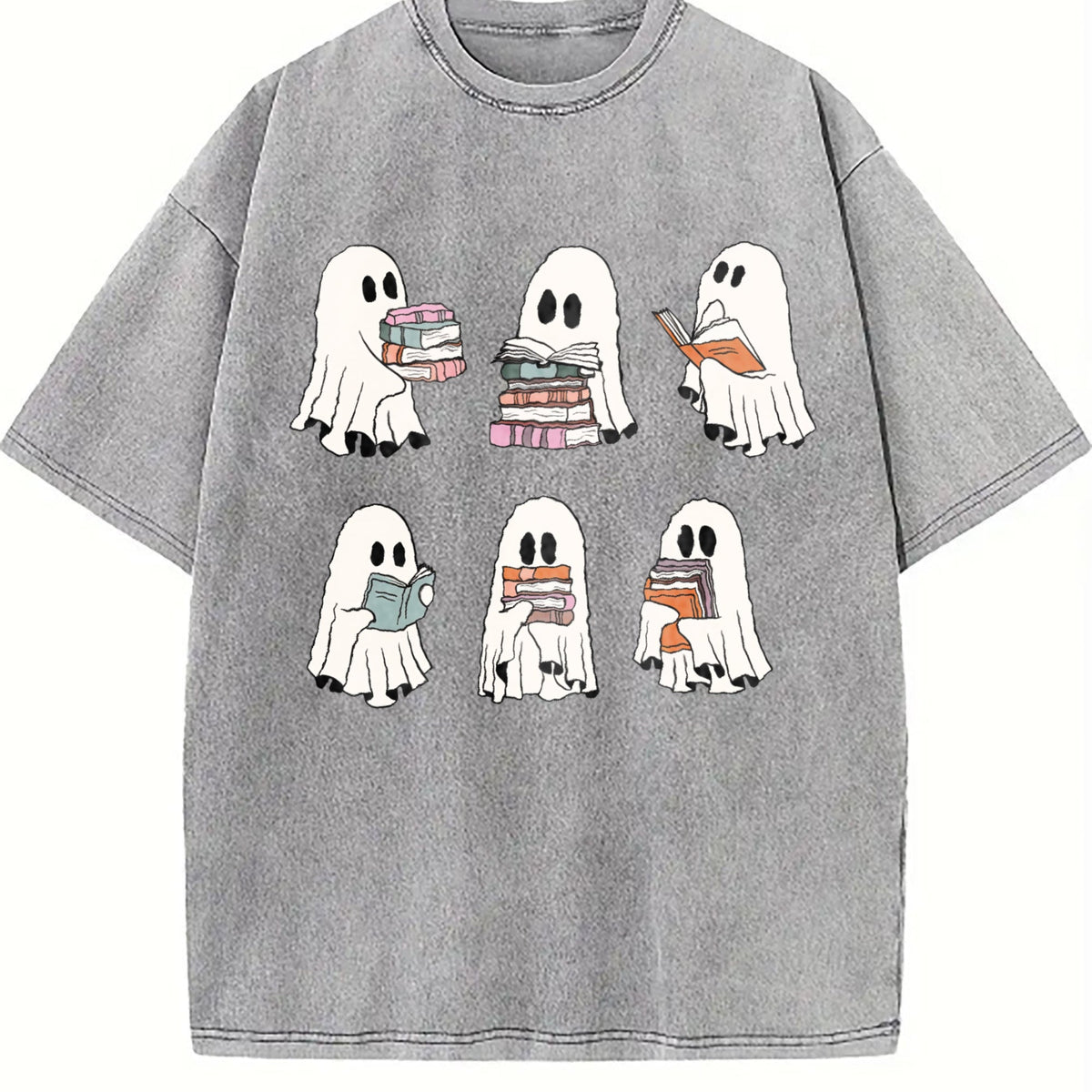 Ghost Reading Vintage Washed T-Shirt product image 4