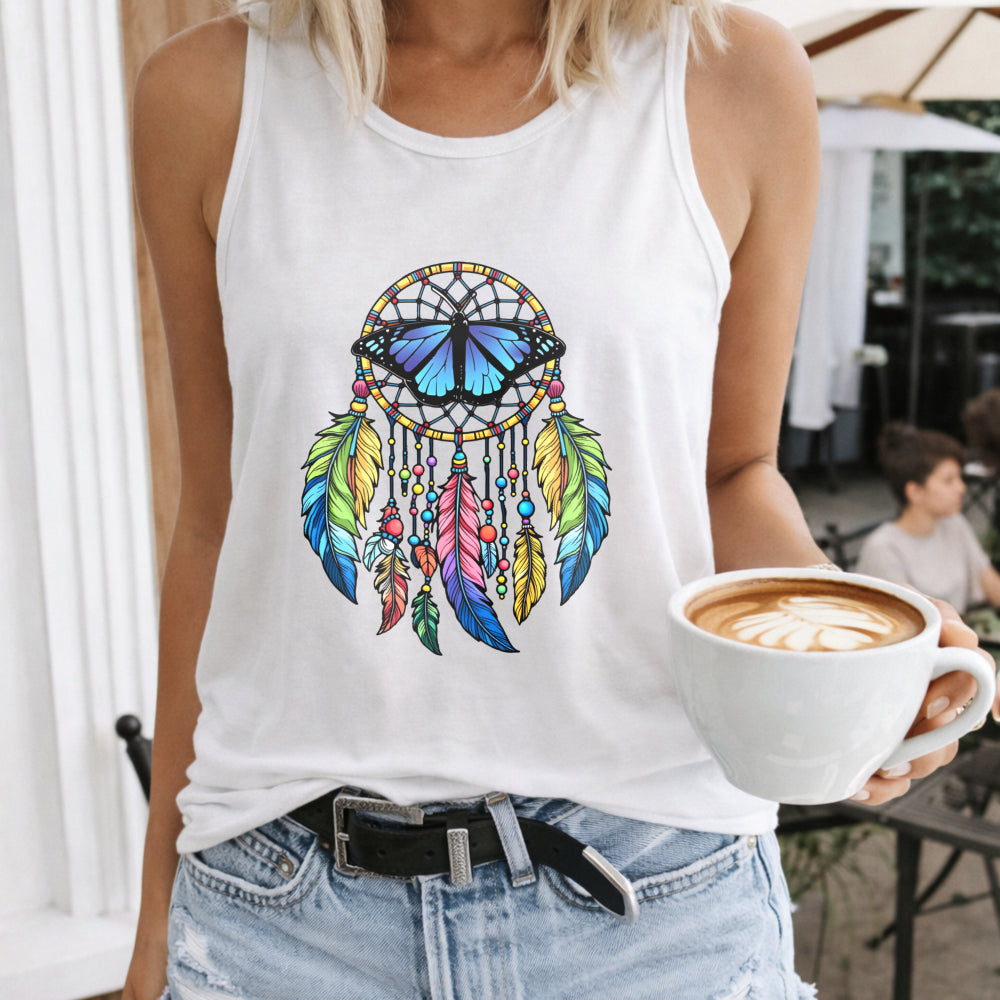 Sense Dream Catchers & Butterfly Women's Tank Top
