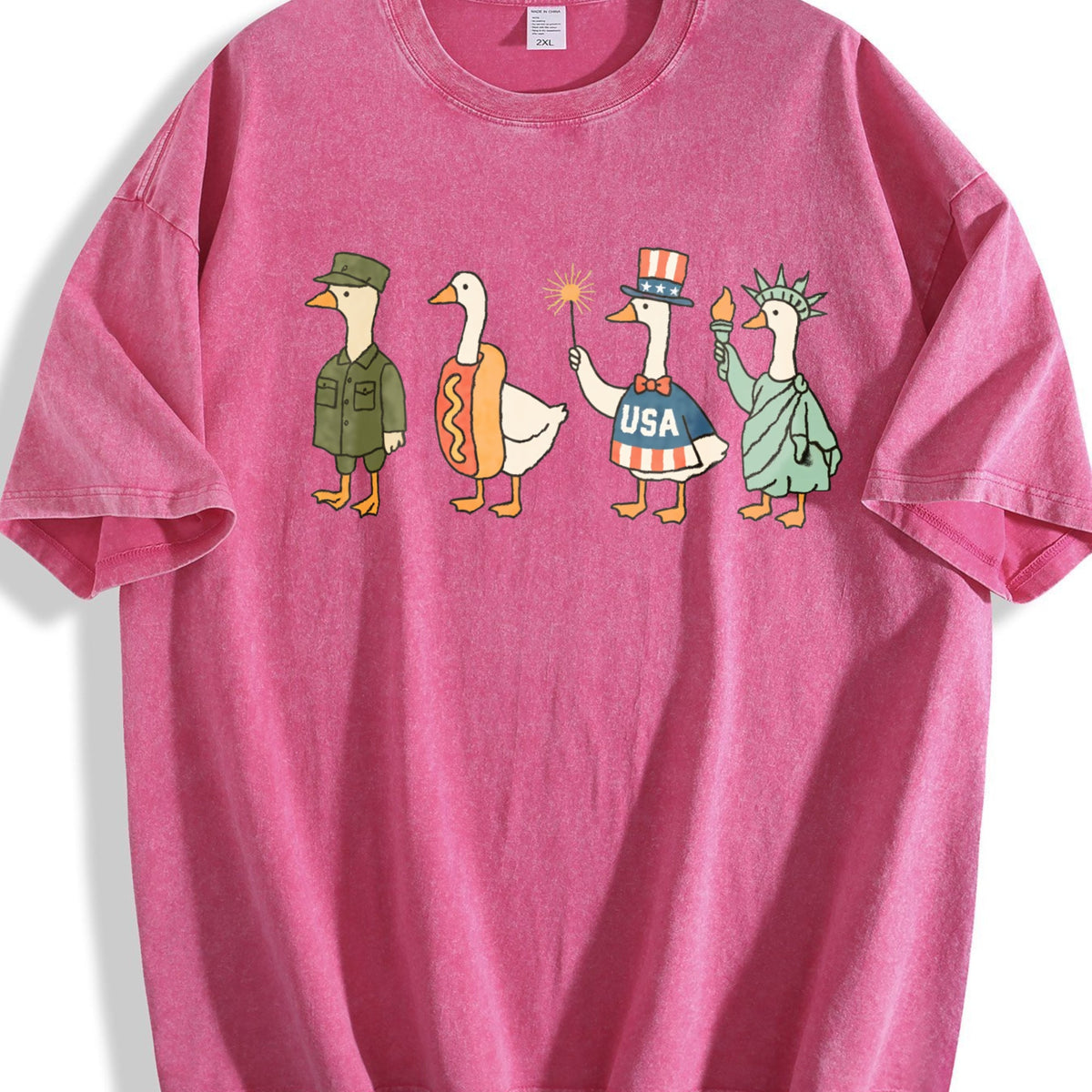 4th Of July Vintage Washed T-Shirt product image 5