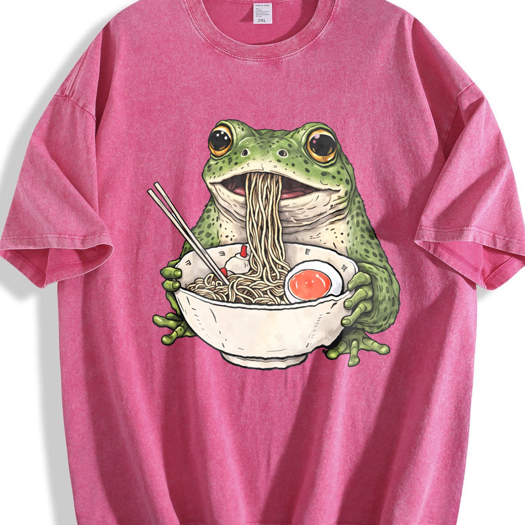 Frog Ramen Vintage Washed T-Shirt product image 7