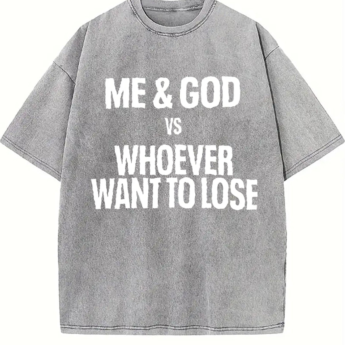 Black With Me And God Vs Whoever Wants To Lose Vintage product image 5
