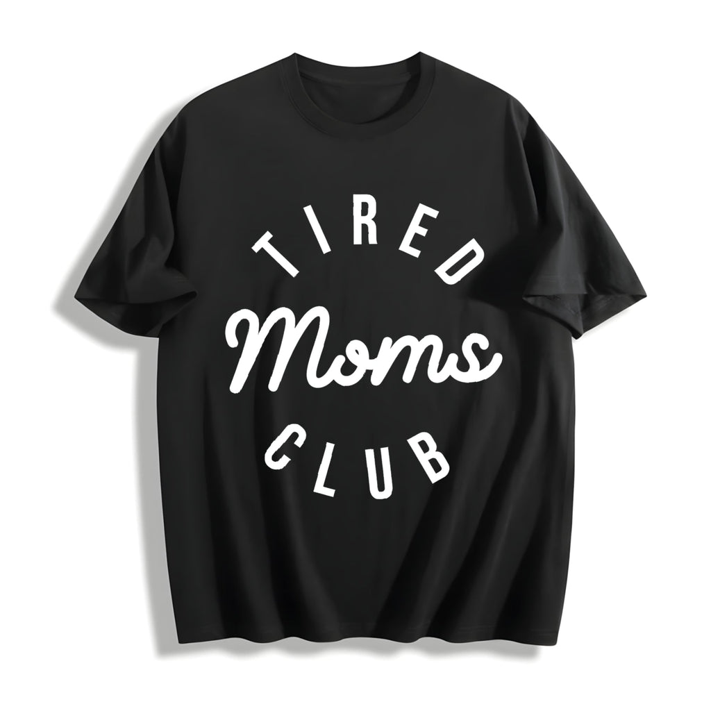 Tired Moms Club Cotton T-Shirt product image 1