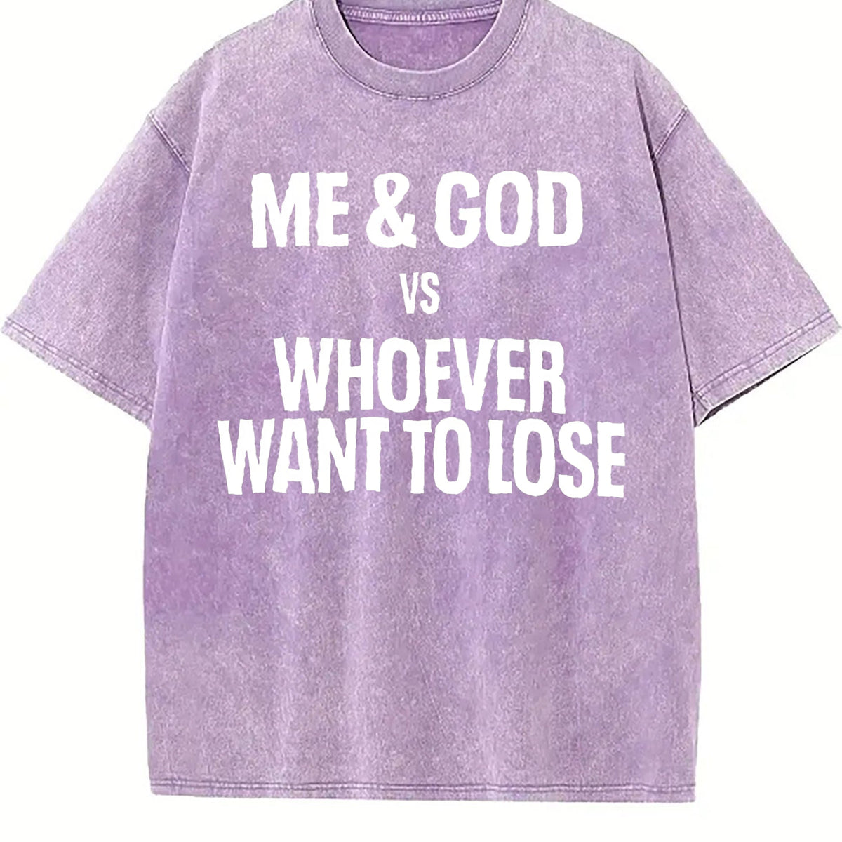 Black With Me And God Vs Whoever Wants To Lose Vintage product image 6