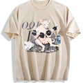 Sphynx Cat Workout Vintage Washed T-Shirt product image 1