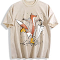 Fox In The Rain Vintage Washed T-Shirt product image 1
