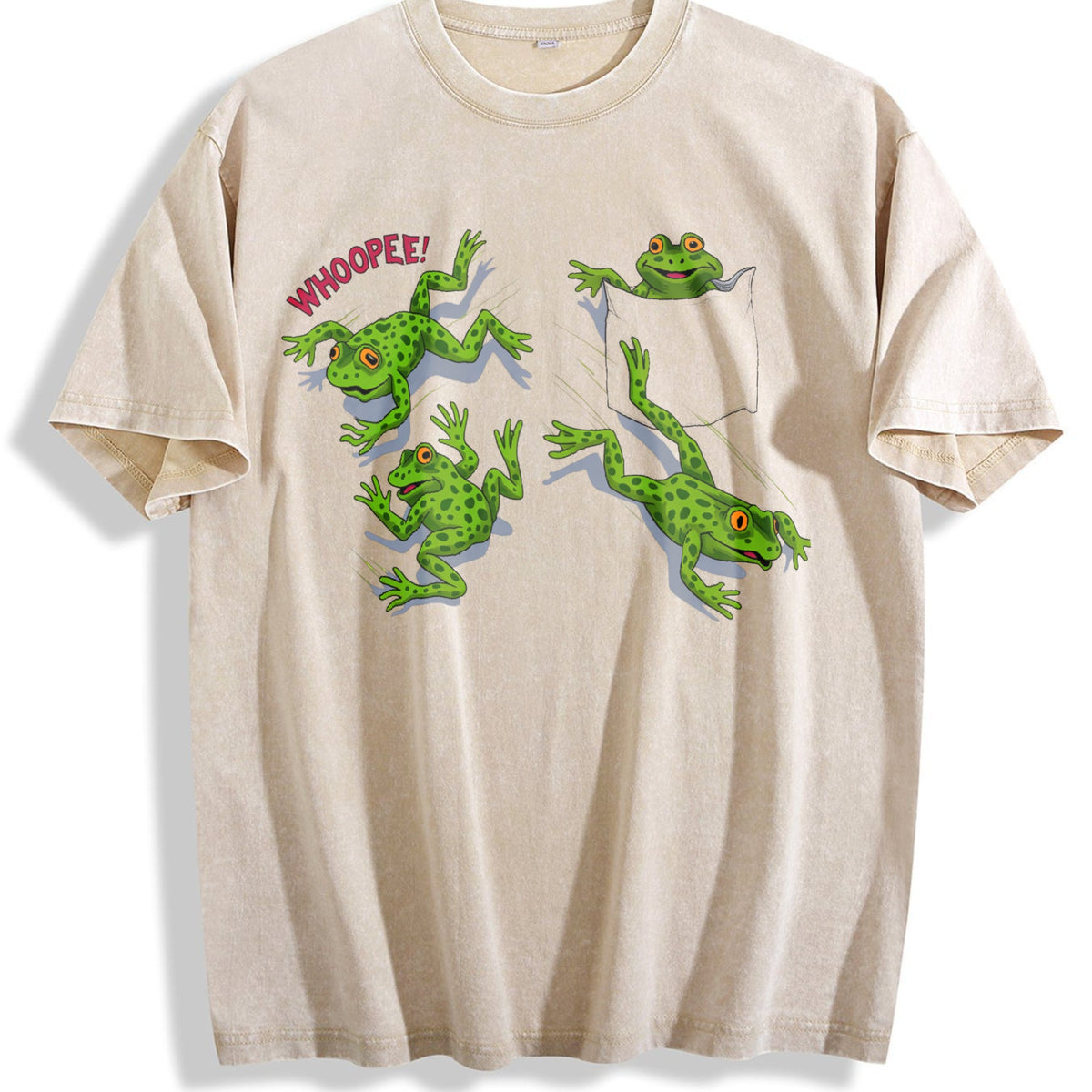 Frogs Chaos 90s Vintage Washed T-Shirt product image 1