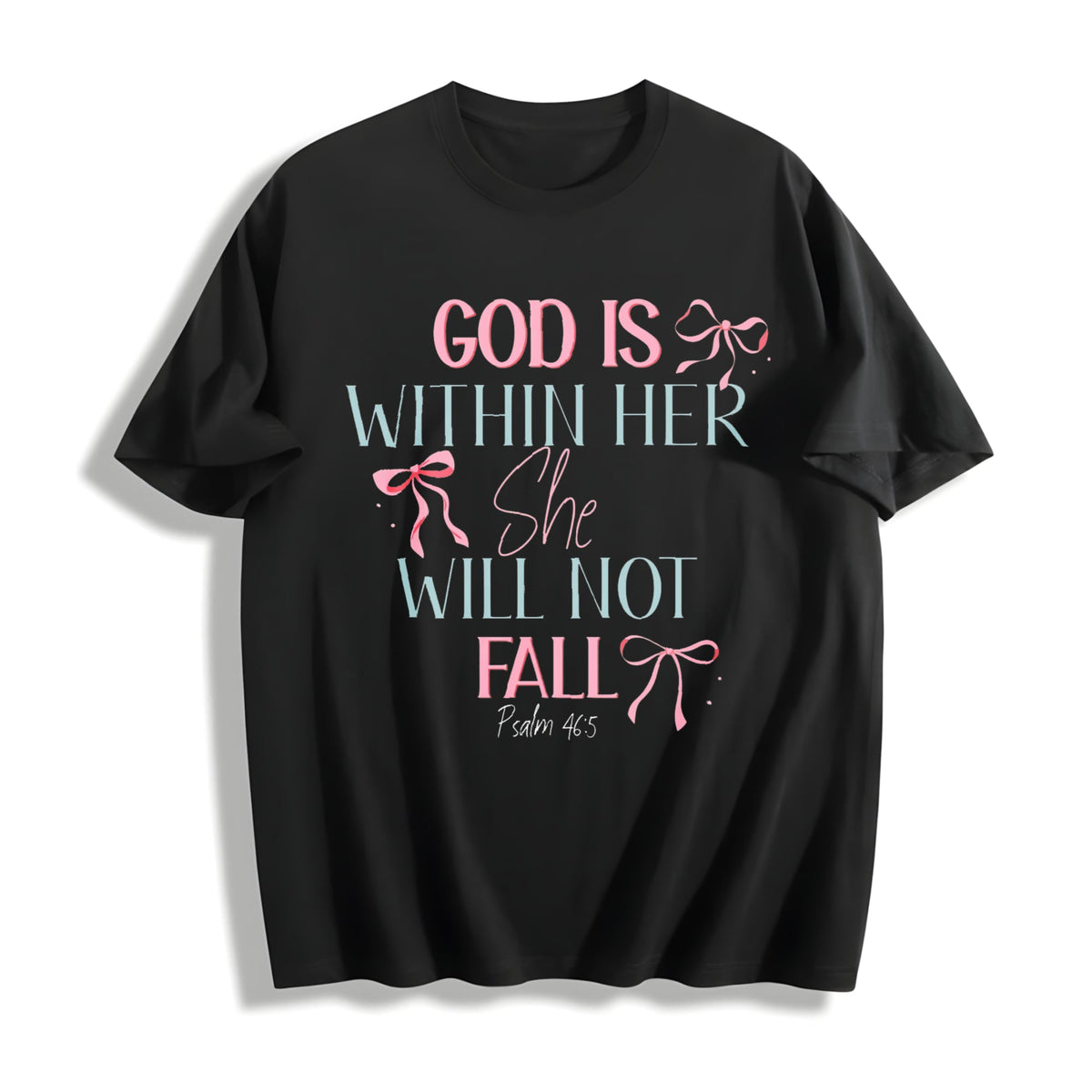 Dual-sided Inspirational God Is Within Her She Will Not product image 1
