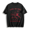 Wake Up Baddies It's Time To Misbehave - Boxy - Aesthetic product image 1