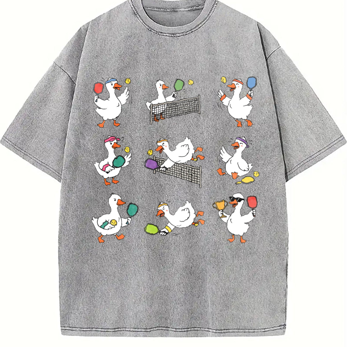 Funny Goose Pickleball Vintage Washed T-Shirt product image 4
