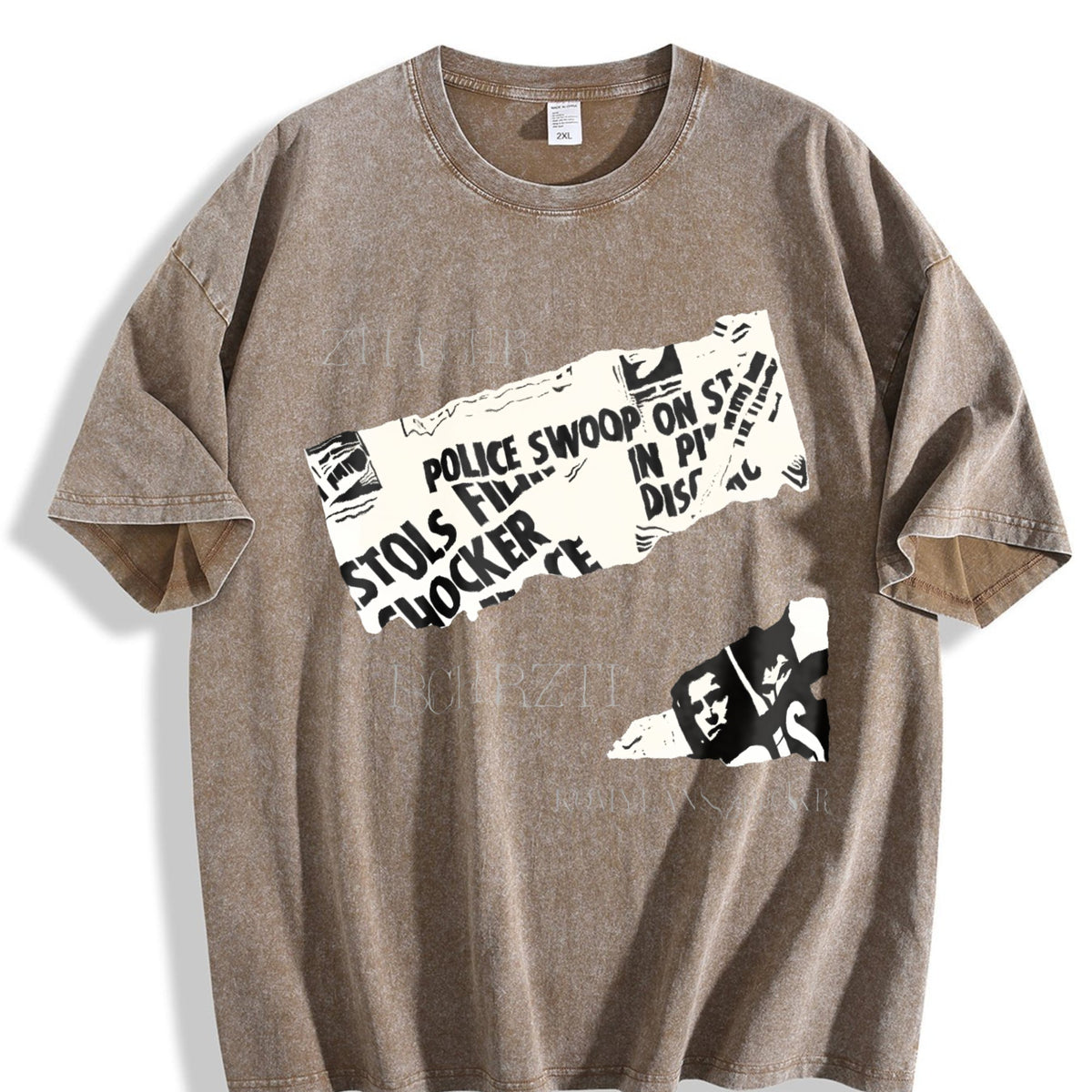 Short-sleeved American Vintage Washed T-Shirt product image 3