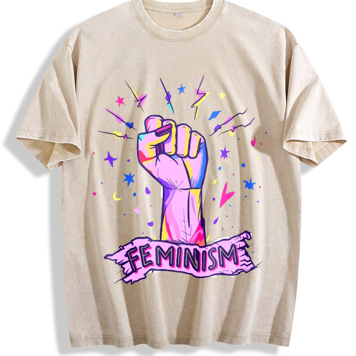Luokeren Feminist - With Empowerment Fist & Stars Vintage product image 1