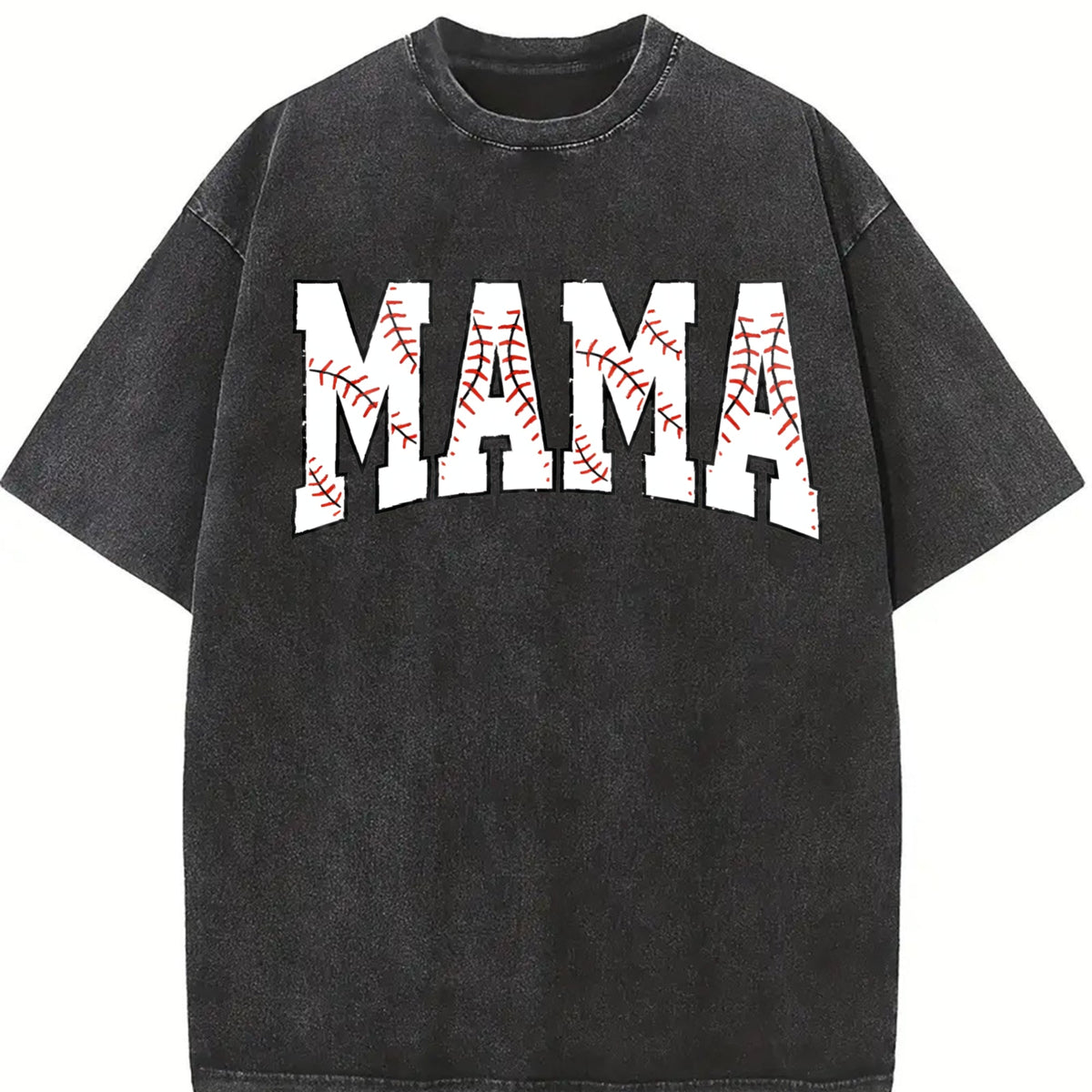 Baseball Mama Vintage Washed T-Shirt product image 2