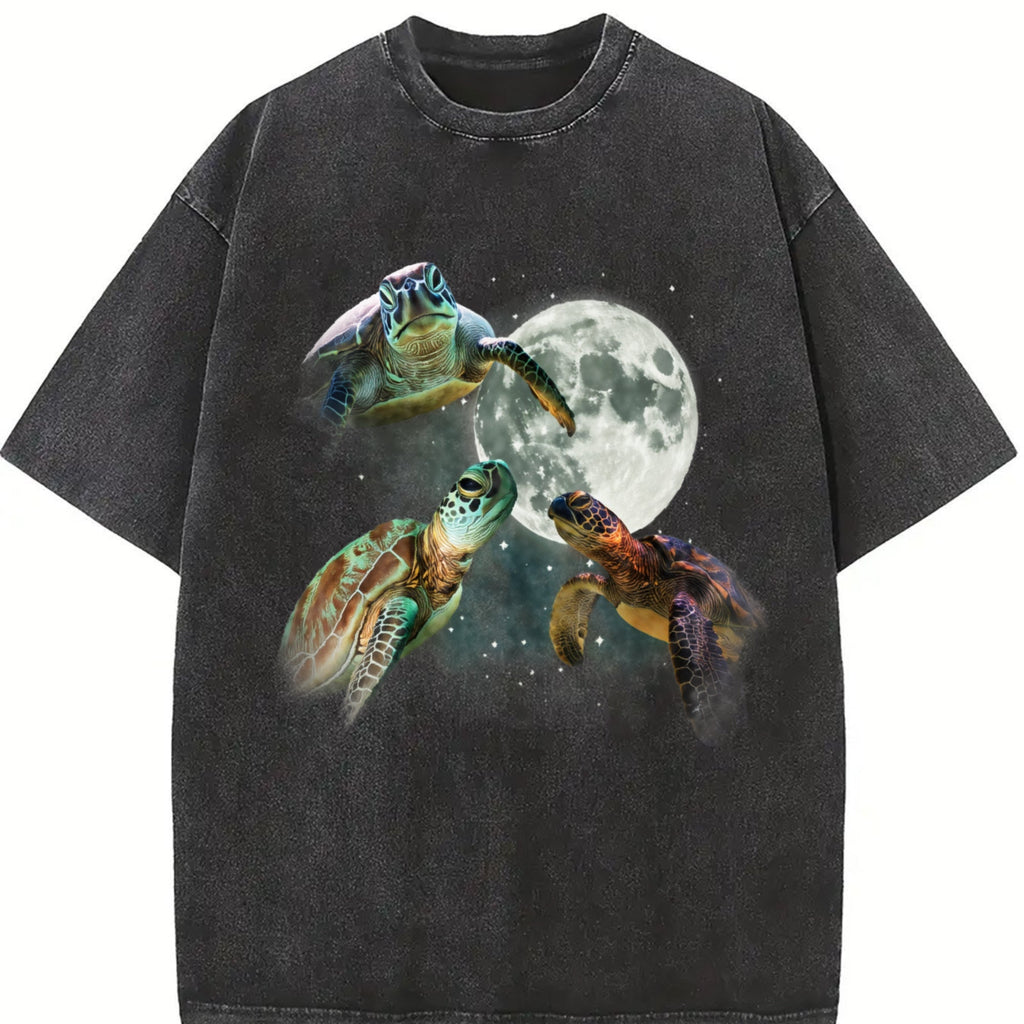 Three Turtles 90s Vintage Washed T-Shirt product image 2