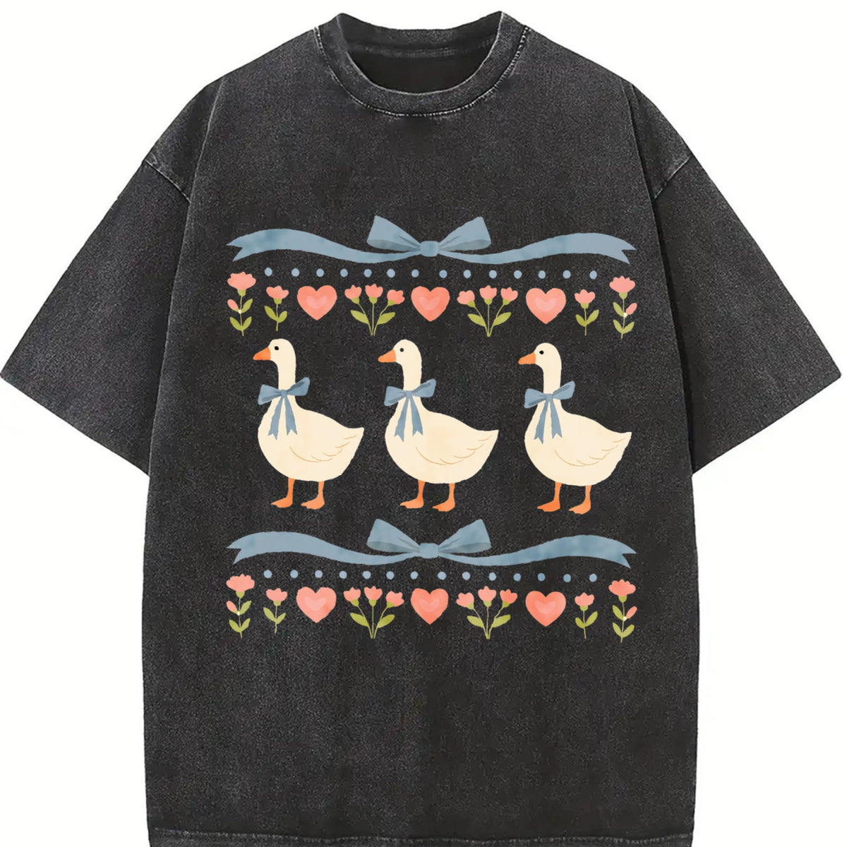Blue Ribbon Goose Vintage Washed T-Shirt product image 2