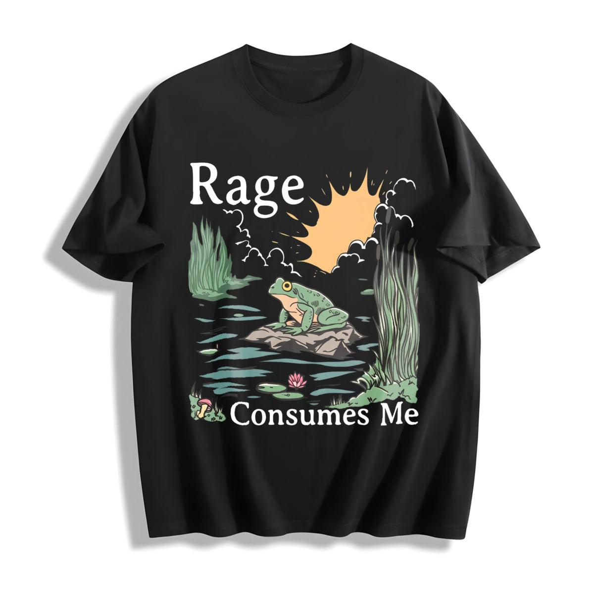 Rage Consumes Me Cotton T-Shirt product image 1