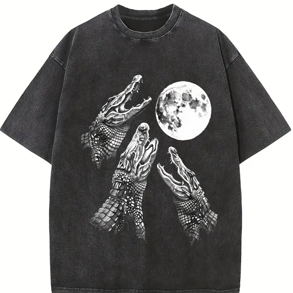 Alligator Moon Vintage Washed T-Shirt product image 2