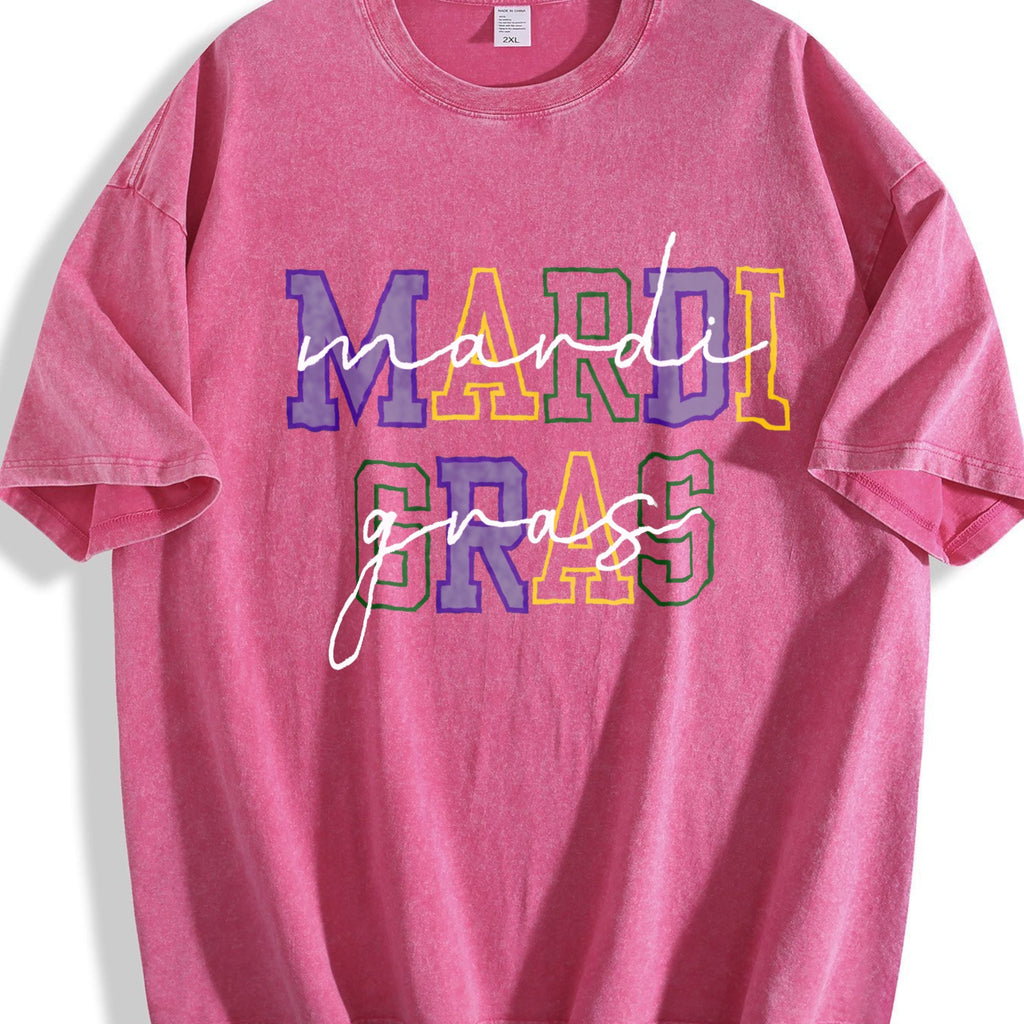 Mardi Gras Vintage Washed T-Shirt product image 5