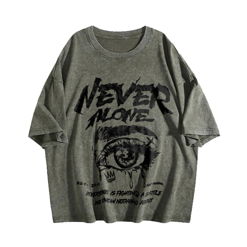 Never Alone Money Eye Symbol Dollar Sign Eyes Vintage product image 4