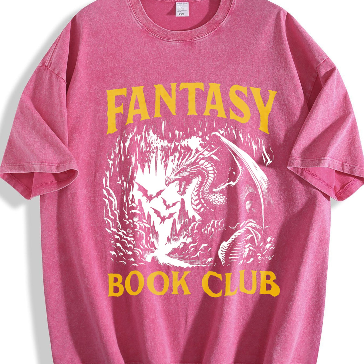 Fantasy Book Club Vintage Washed T-Shirt product image 7