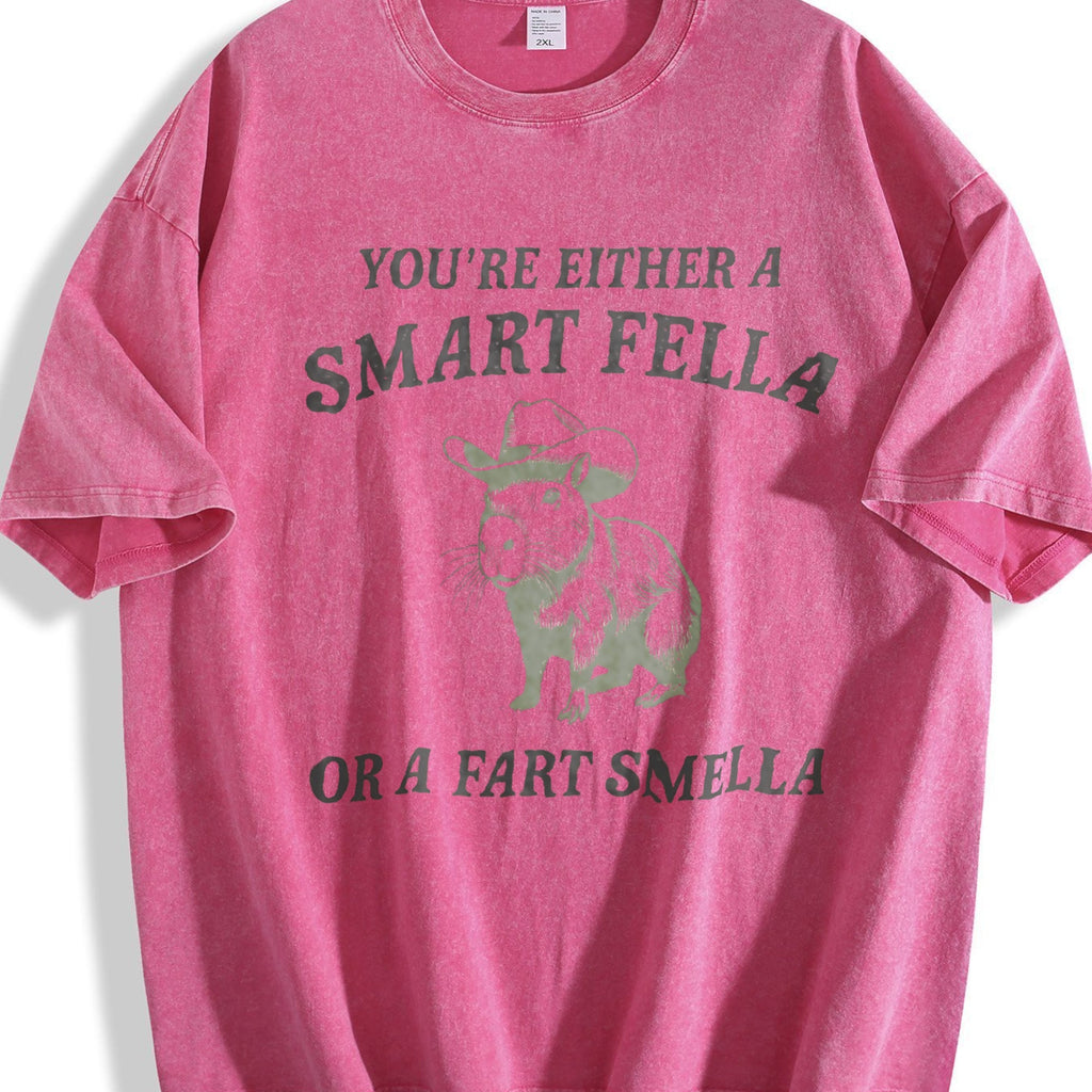 Are You A Smart Fella Vintage Washed T-Shirt product image 7