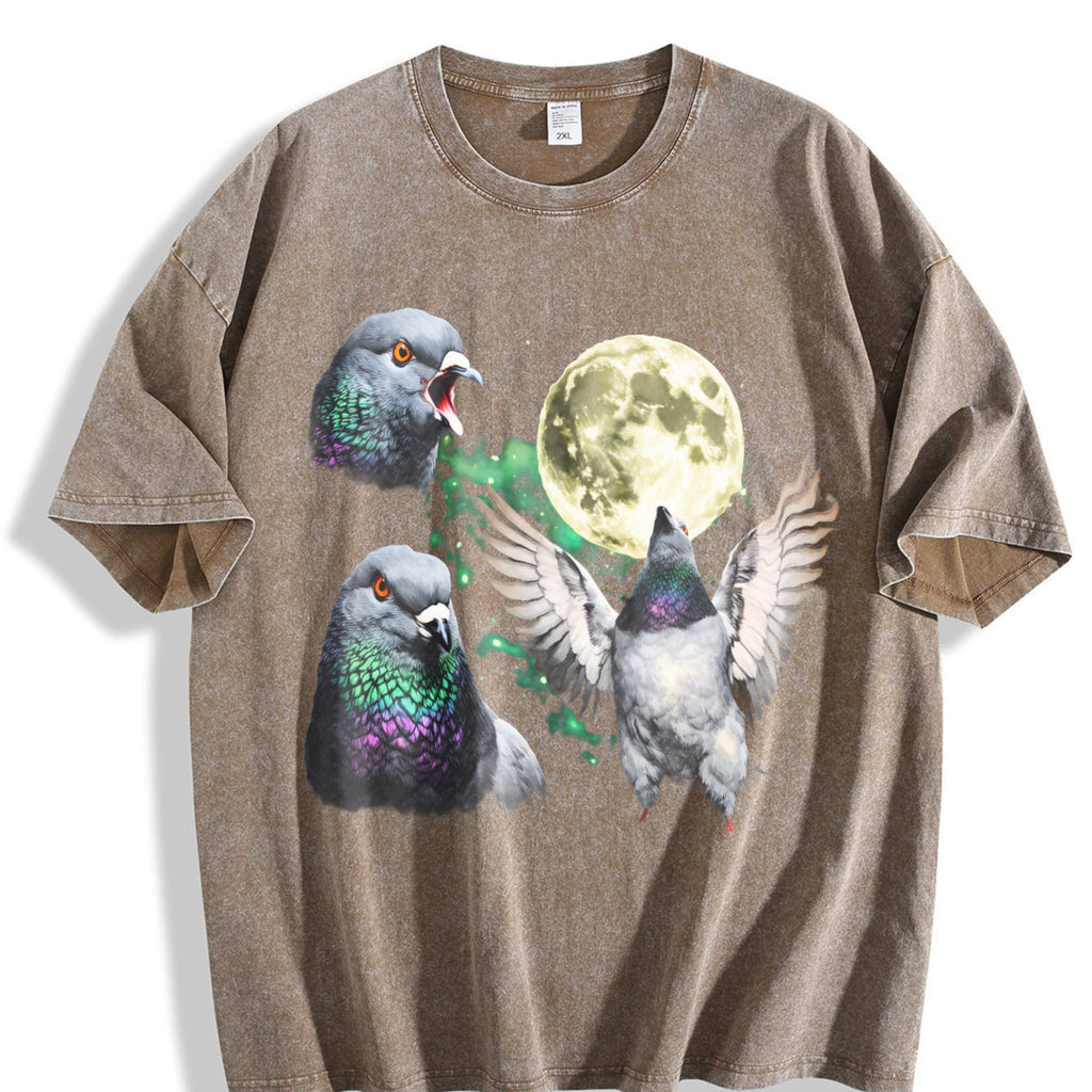 Pigeon Moon Vintage Washed T-Shirt product image 3