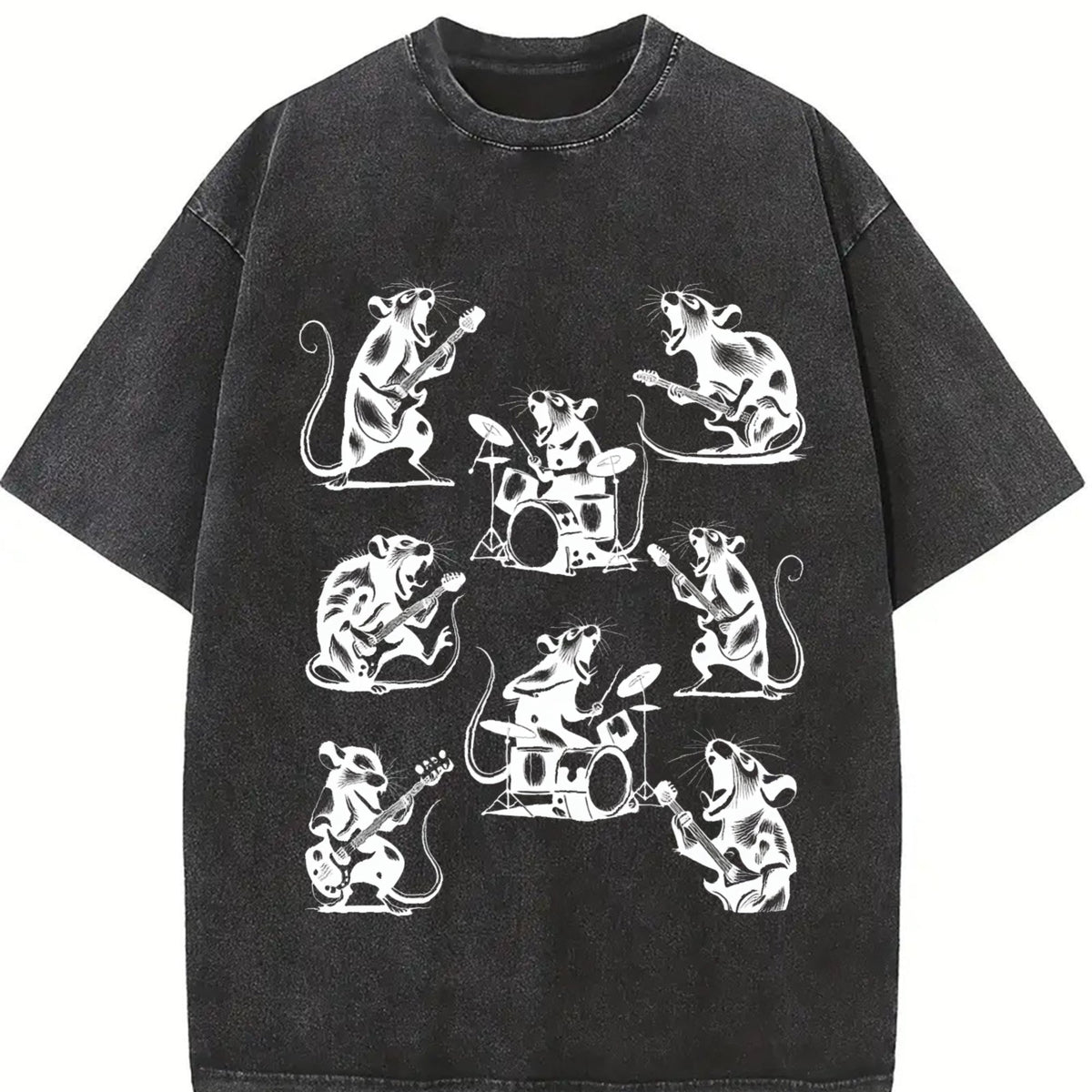 Rocker Rats 90s Vintage Washed T-Shirt product image 2