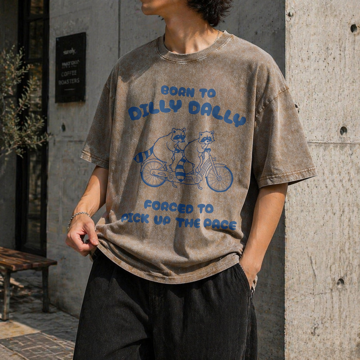 Born To Dilly Dally Vintage Washed T-Shirt product image 3