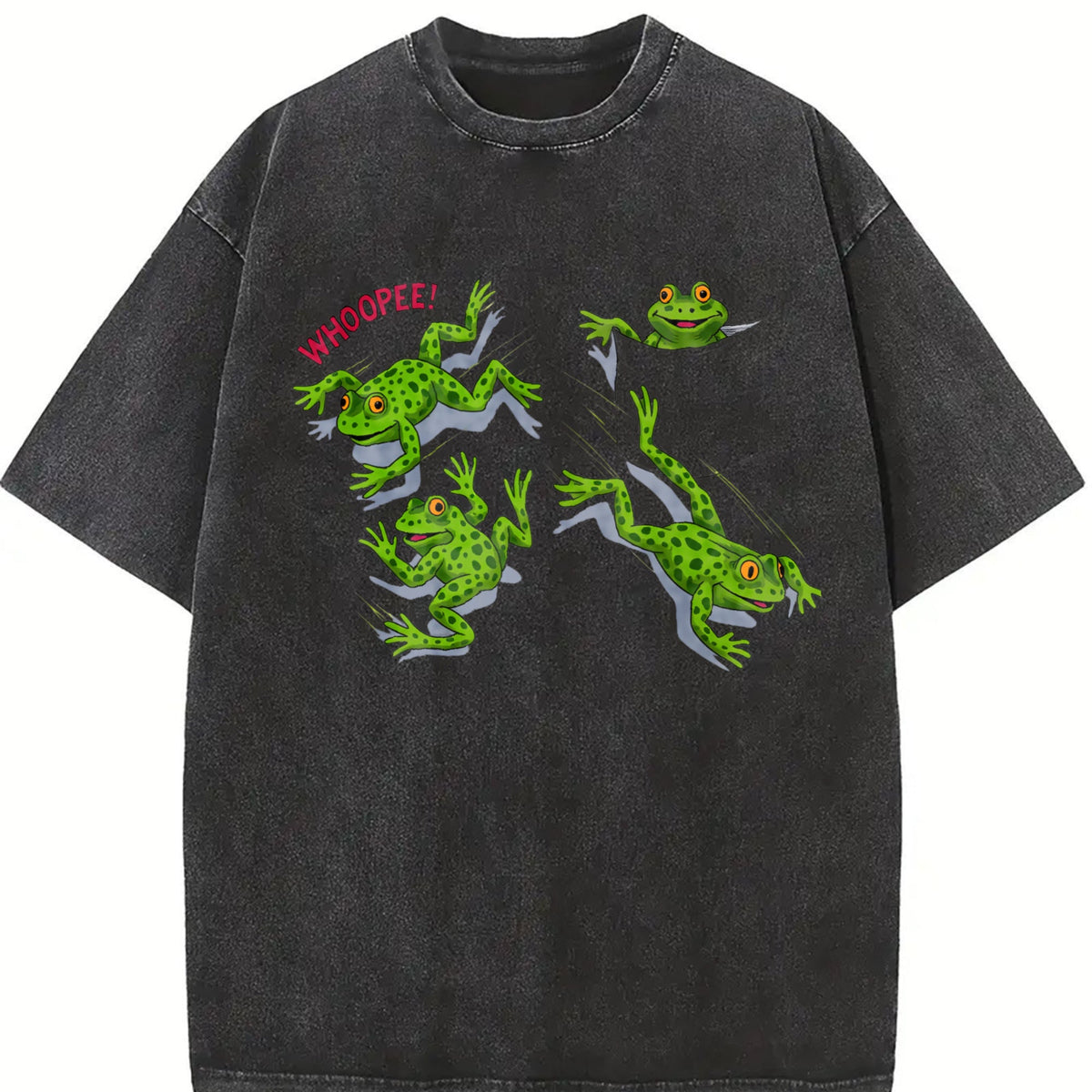 Frogs Chaos 90s Vintage Washed T-Shirt product image 2
