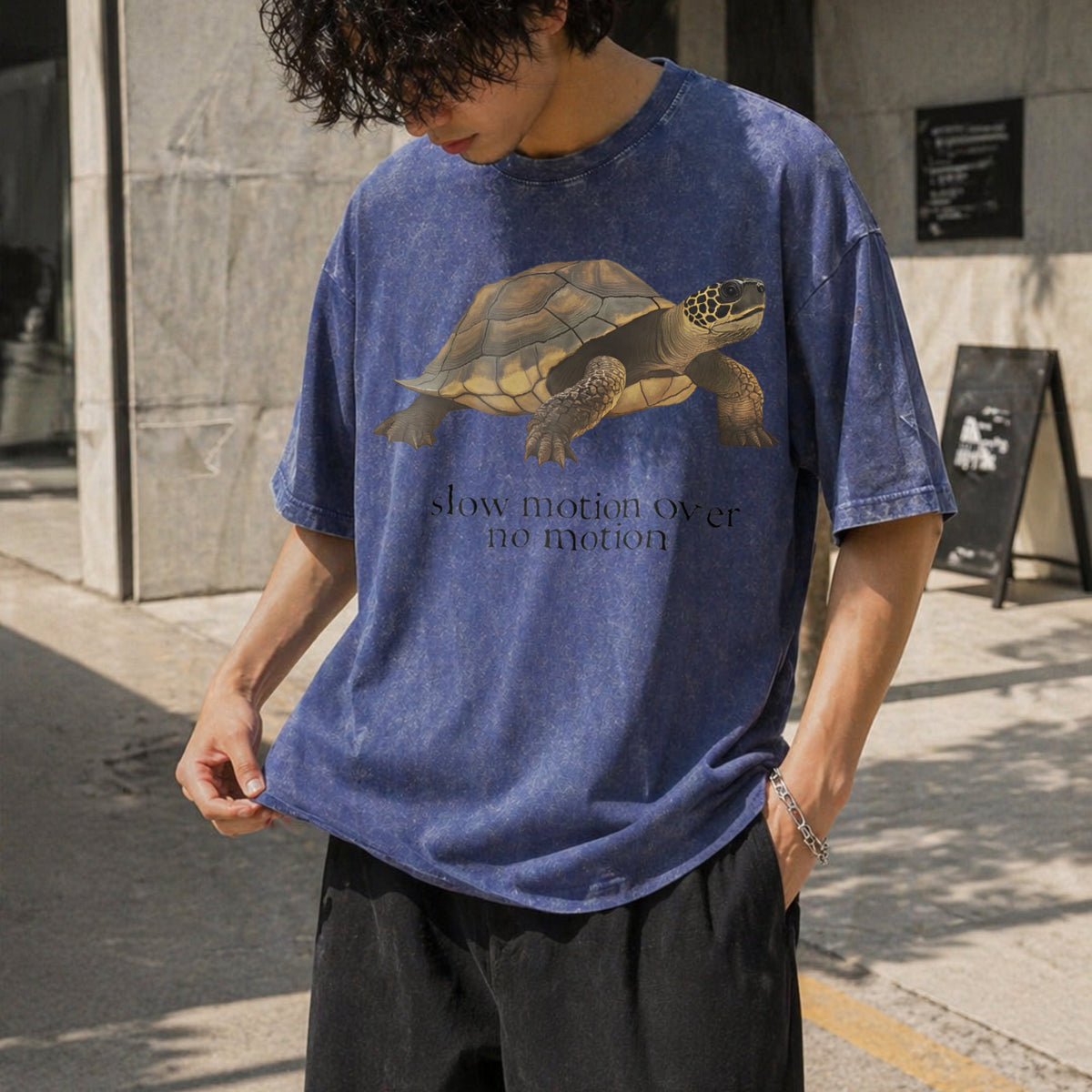 Slow Motion Over No Turtle - Funny Gen Z Slang Vintage product image 8