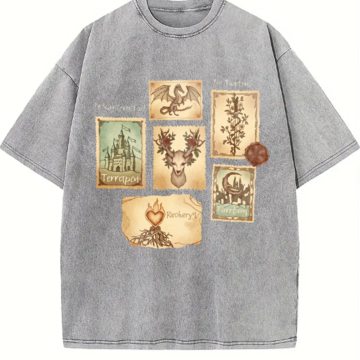 Thr0ne Of Glass Vintage Washed T-Shirt product image 4