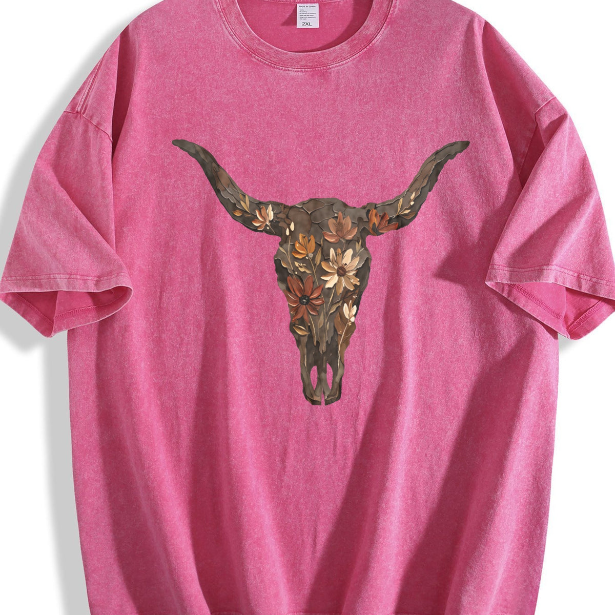 Brushstroke Floral Western Cow Skull Cowboy Punchy Vintage product image 5
