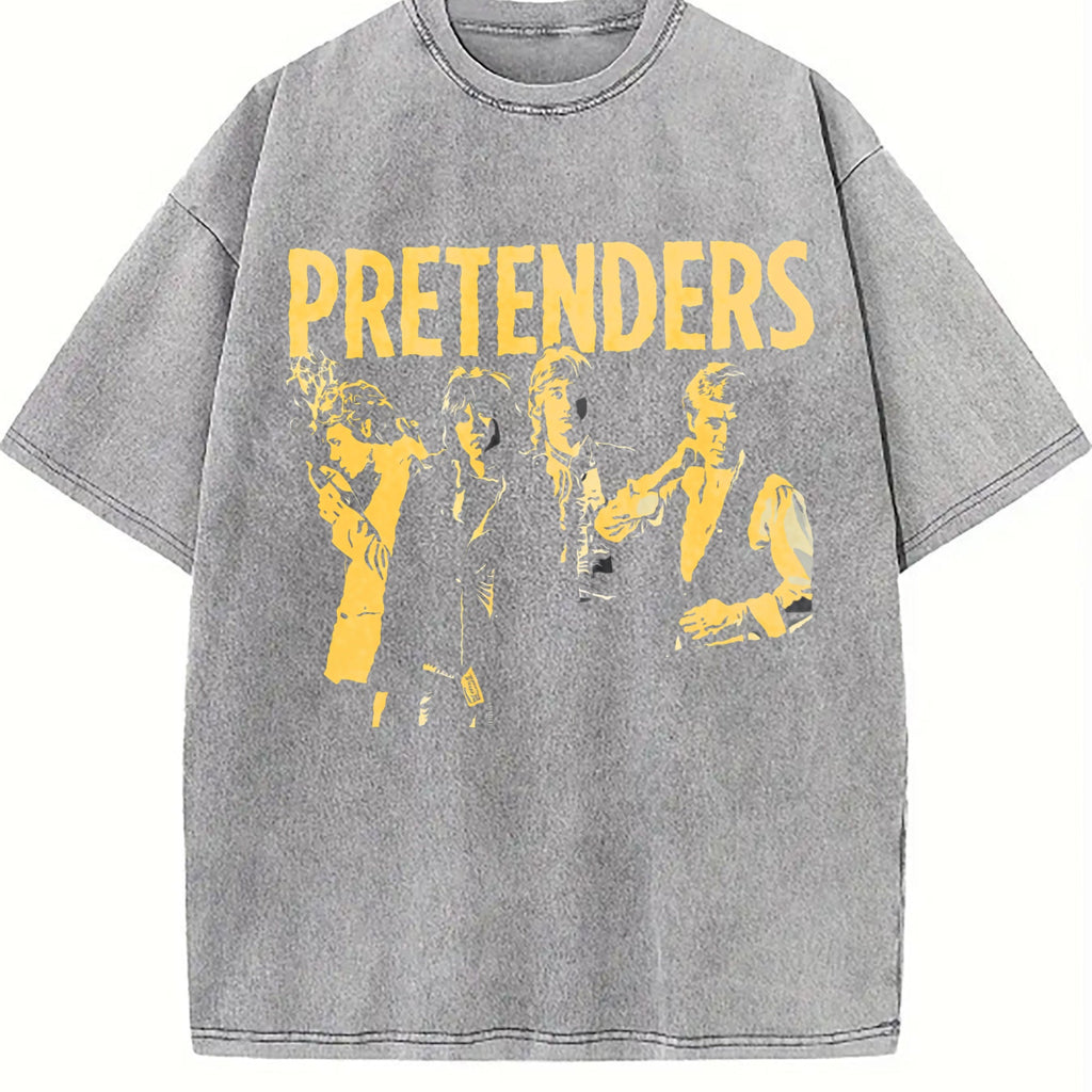 Pretenders Band Vintage Washed T-Shirt product image 4