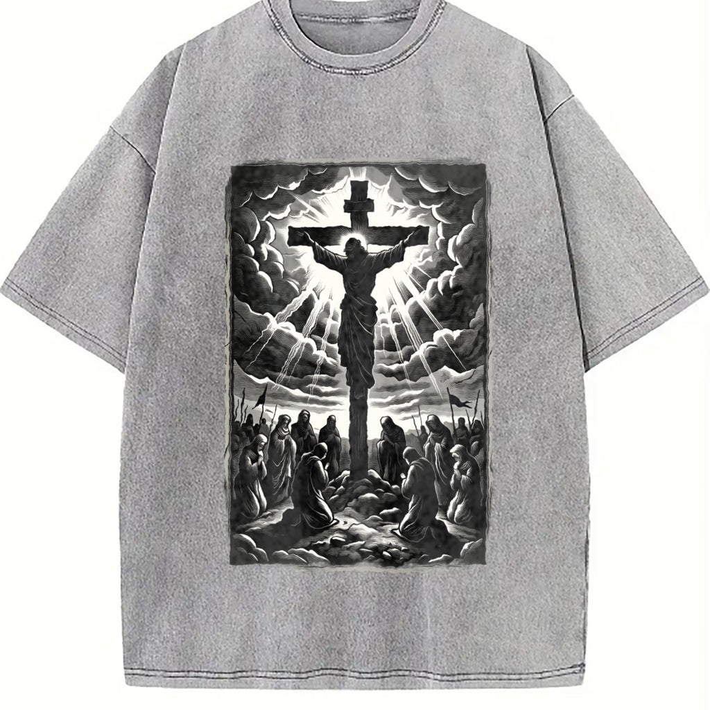 Hip-hop Vintage Washed T-Shirt product image 4