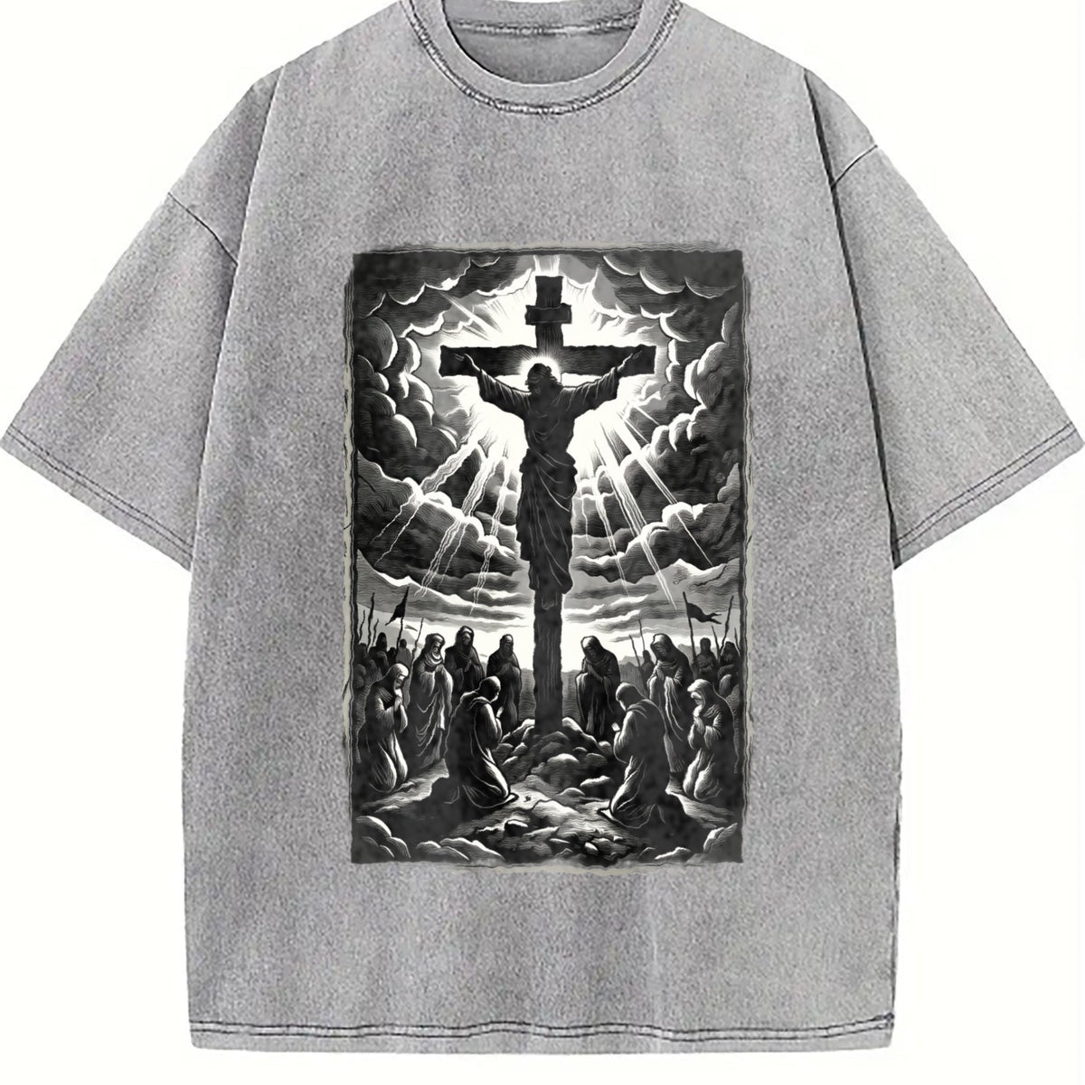 Hip-hop Vintage Washed T-Shirt product image 4
