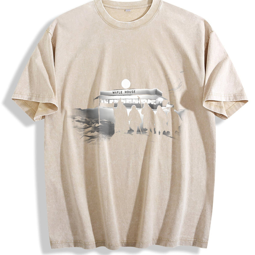 Short-sleeved - 100 Vintage Washed T-Shirt product image 1