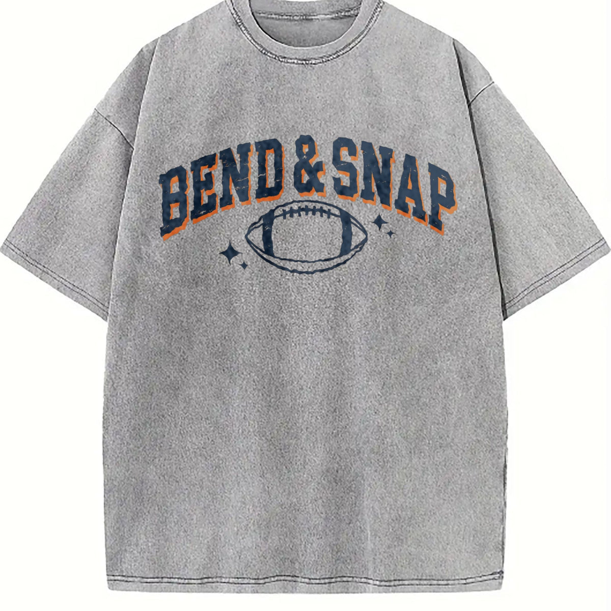 Football Bend And Snap Sports Season College Vintage Washed product image 4