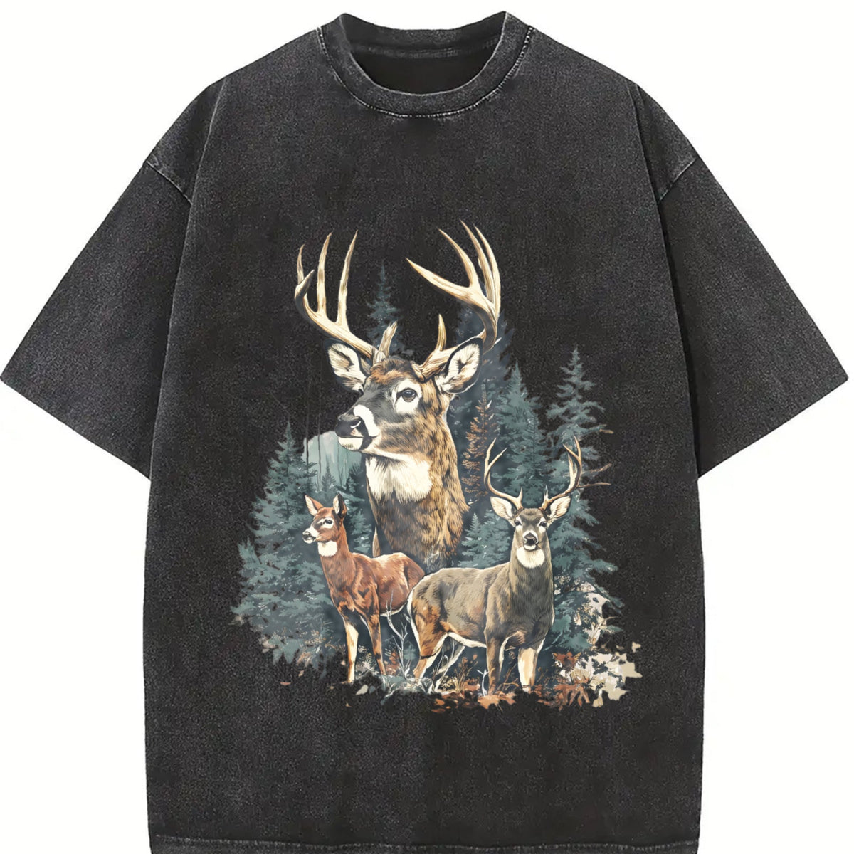 Deer 90s Western Cute Country Hunting Season Vintage Washed product image 2
