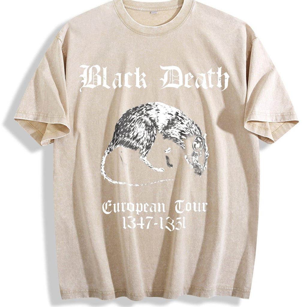 Waxprinted Vintage Washed T-Shirt product image 1