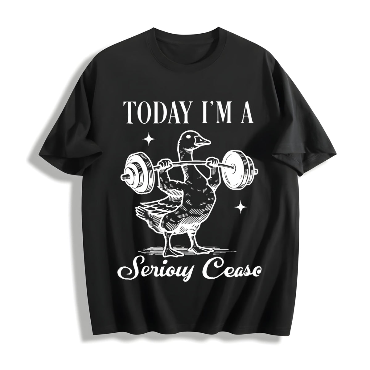 Funny Today I'm A Serious Goose - With Weightlifting Cotton product image 1