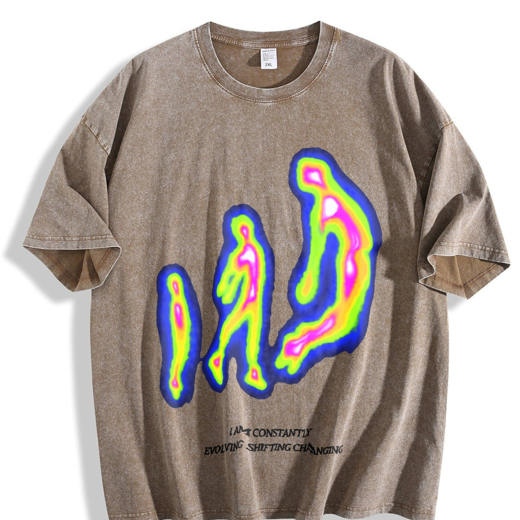 Jumping Fitness Vintage Washed T-Shirt product image 3