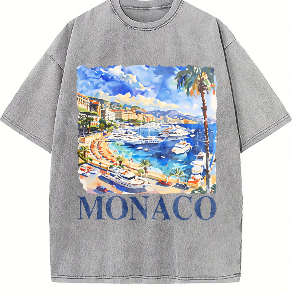 Monaco Italy Vintage Washed T-Shirt product image 5