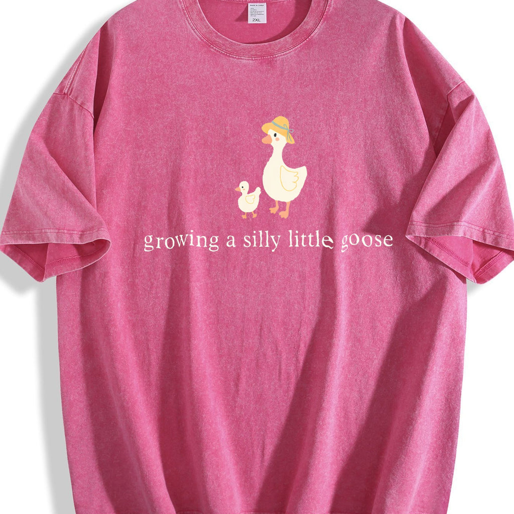 Growing A Silly Little Goose Vintage Washed T-Shirt product image 5