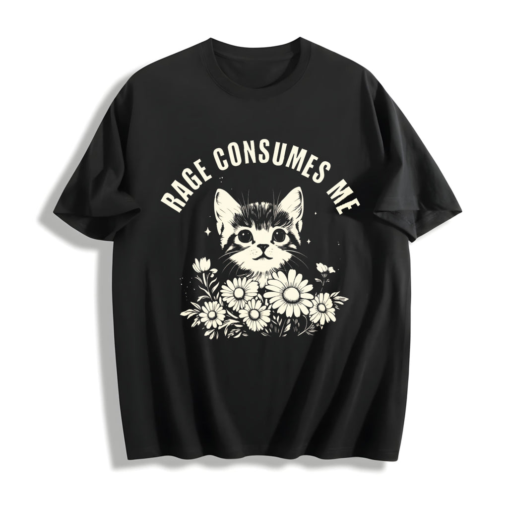 Rage Consumes Me Cotton T-Shirt product image 1