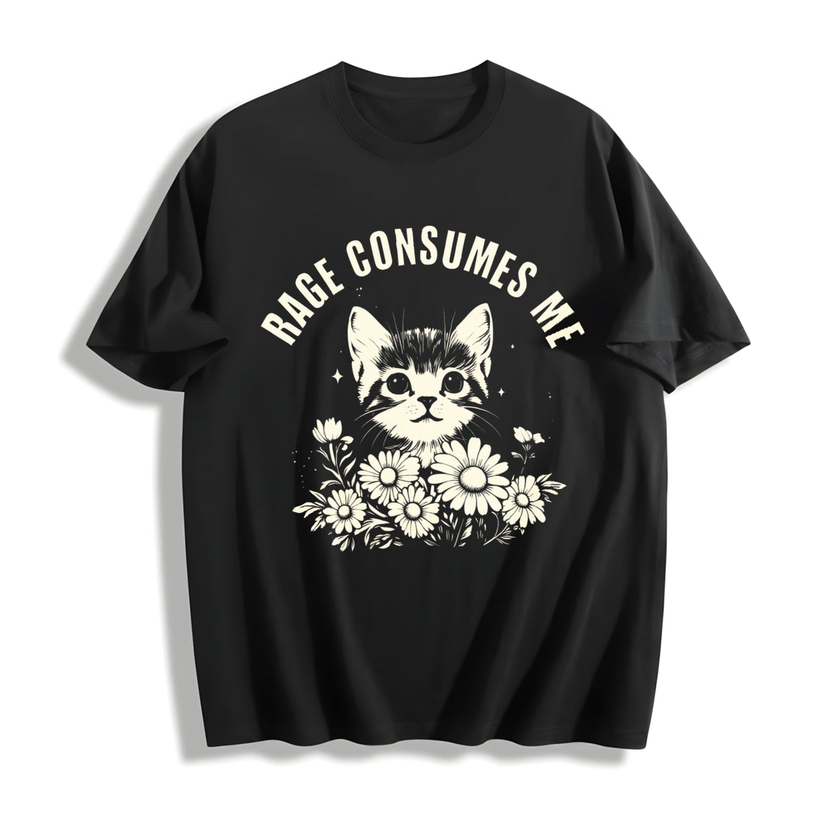 Rage Consumes Me Cotton T-Shirt product image 1