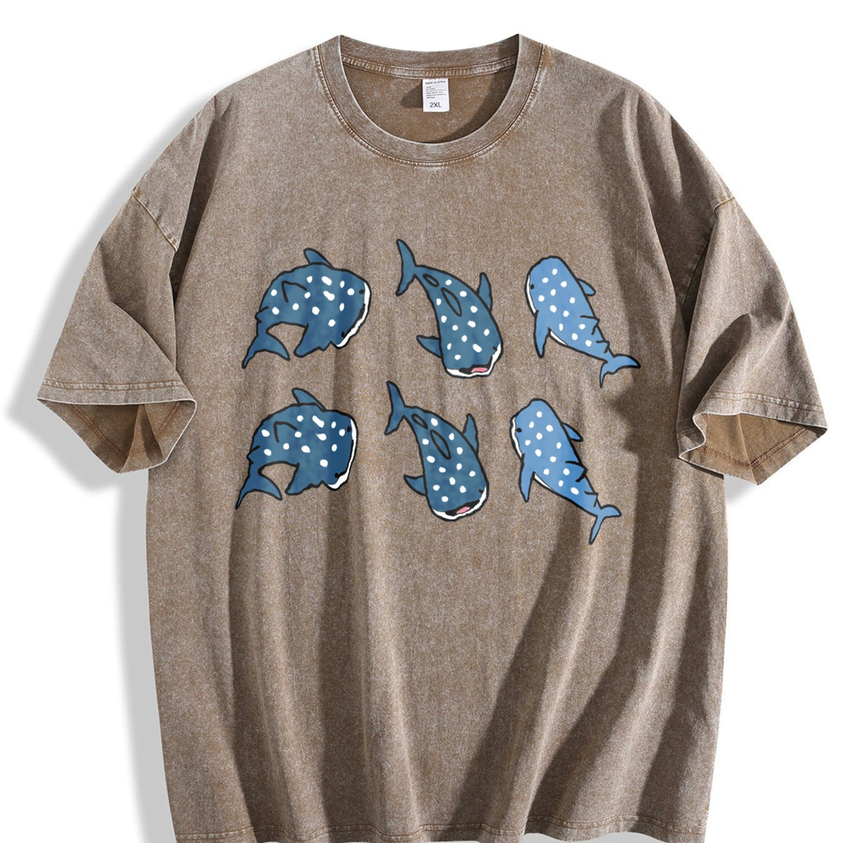 Whale Shark Vintage Washed T-Shirt product image 3
