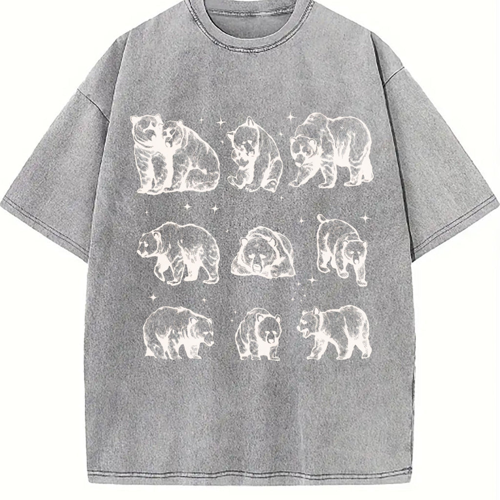 Bears 90s Tattoo Vintage Washed T-Shirt product image 5