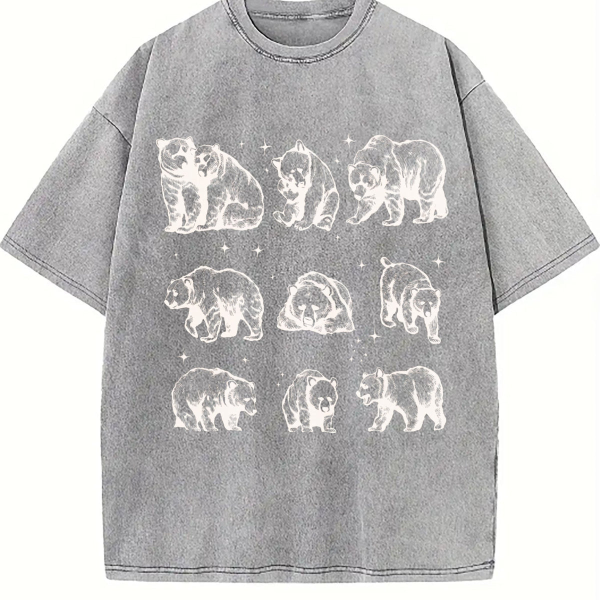 Bears 90s Tattoo Vintage Washed T-Shirt product image 5
