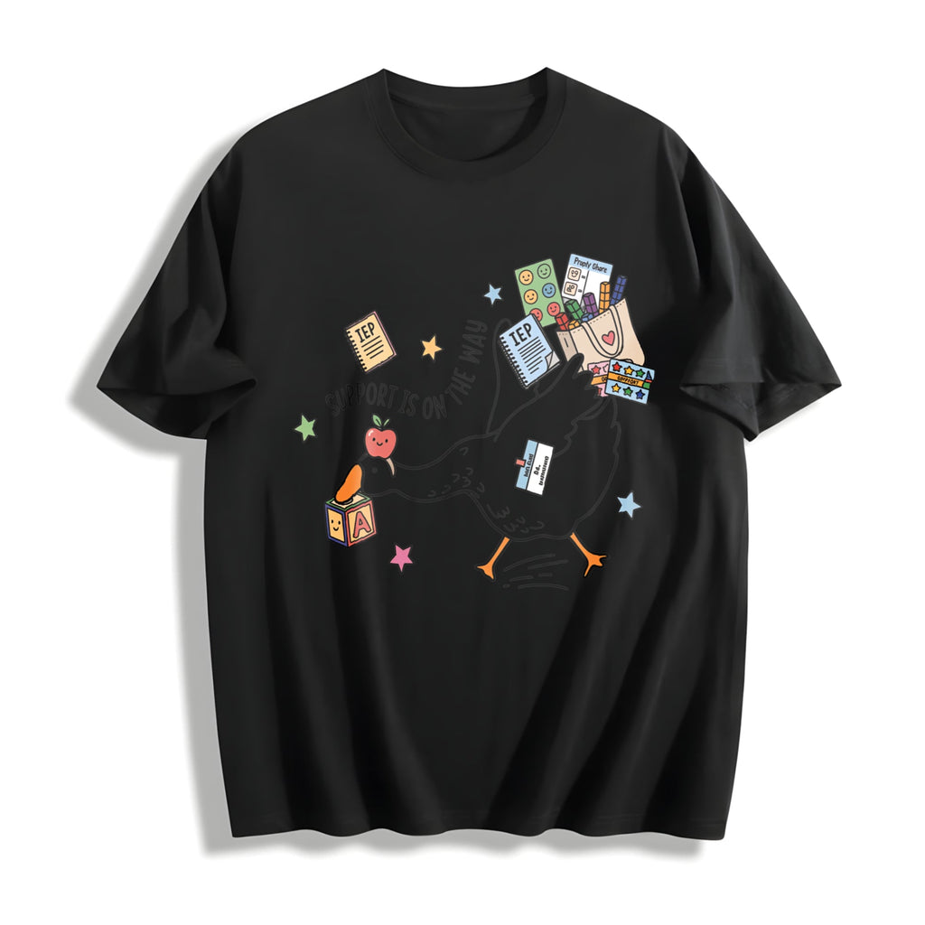 Silly Goose Special Education Teacher Cotton T-Shirt product image 1